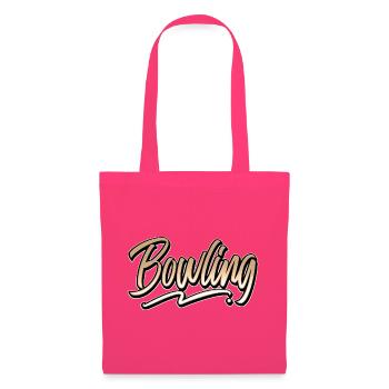 Bowling - Sac en tissu - rose azalée - Devant