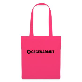 Gegen Armut - Stoffbeutel - Azalea - Vorne