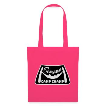 Camp d’été Champ Fun Aventure en plein air pour enfants - Sac en tissu - rose azalée - Devant