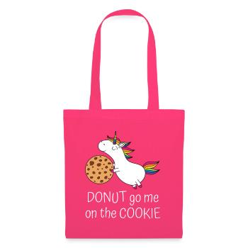 Donut go me on the cookie - Einhorn Keks - Stoffbeutel - Azalea - Vorne