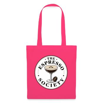The Espresso Society Retro Kaffee - Stoffbeutel - Azalea - Vorne