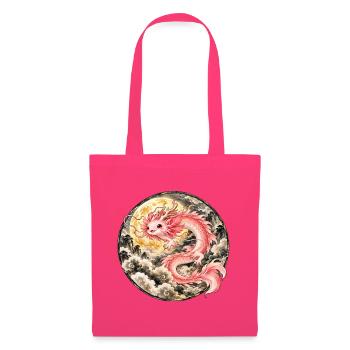 Axolotl Drache – Mystischer Asiatischer Drache - Stoffbeutel - Azalea - Vorne