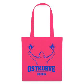 Ostkurve Hoodie Design für Bochum Fußballfans - Stoffbeutel - Azalea - Vorne