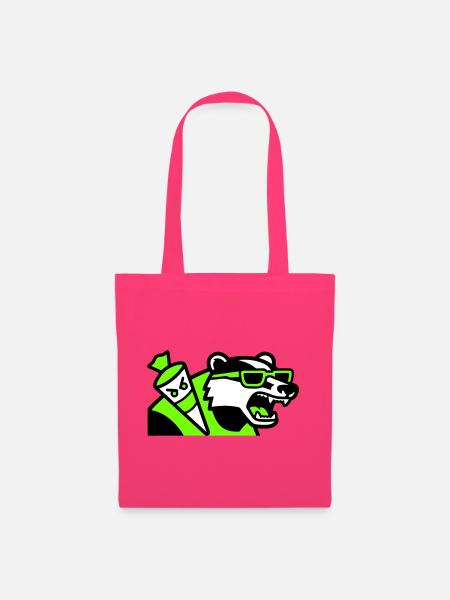 Dachs Schultuete Maskottchen - Stoffbeutel - Azalea