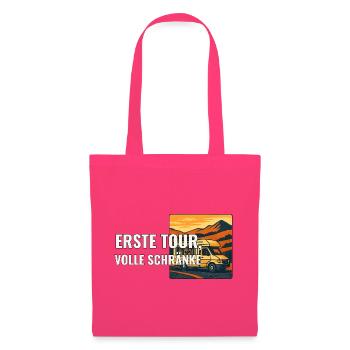 Erste Wohnmobilreise Geschenk für Anfänger - Stoffbeutel - Azalea - Vorne