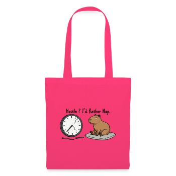 Capybara-Nickerchen-Humor Kaputte Uhr - Stoffbeutel - Azalea - Vorne