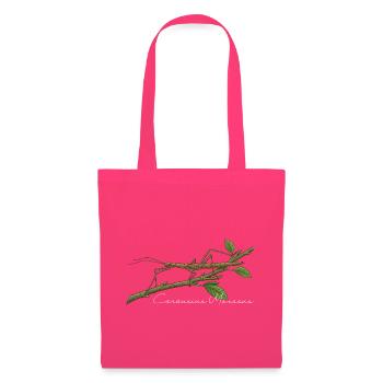 Indische Stabschrecke Carausius morosus - Stoffbeutel - Azalea - Vorne