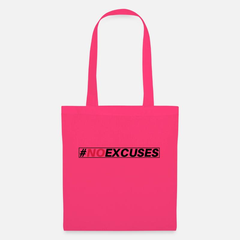 #NO EXCUSES - Stoffbeutel - Azalea