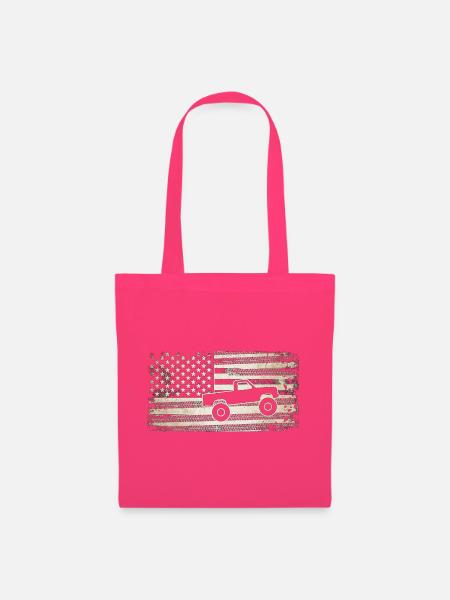 Grunge-Flagge-Monstertruck - Stoffbeutel - Azalea