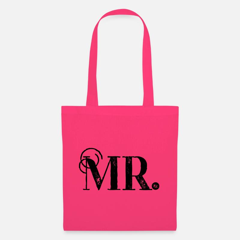Mr and Mrs | Black Edition MR - Stoffbeutel - Azalea