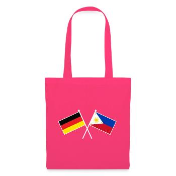 Germany x Philippines Crossed Friendship Flags - Stoffbeutel - Azalea - Vorne