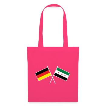Germany x Syria Friendship Flags - Stoffbeutel - Azalea - Vorne