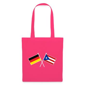 Germany x Puerto Rico Friendship Flags - Stoffbeutel - Azalea - Vorne