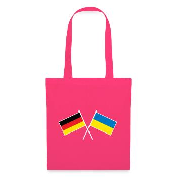 Germany x Ukraine Friendship Flags - Stoffbeutel - Azalea - Vorne