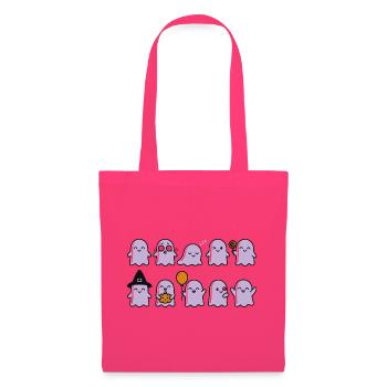 Cute Halloween Ghosts Pattern - Stoffbeutel - Azalea - Vorne