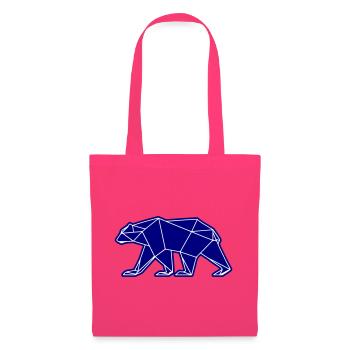 Polar Bear Polar Bear Polygon Icon - Tote Bag - azalea - Front