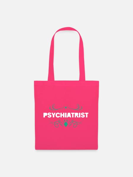 Psychiatrist Flourish Typography - Stoffbeutel - Azalea