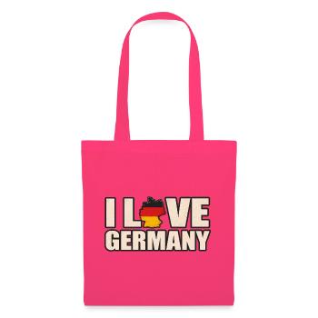 Ich liebe Deutschland - Stoffbeutel - Azalea - Vorne