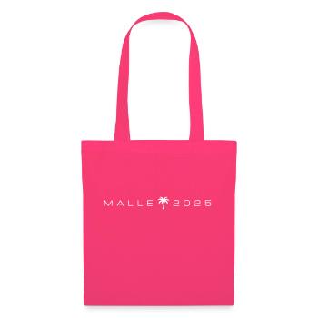 Malle 2025 Palmier - Sac en tissu - rose azalée - Devant