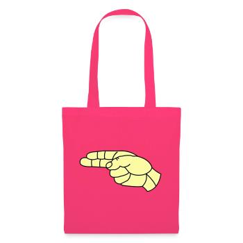 hand_pistole02 - Stoffbeutel - Azalea - Vorne