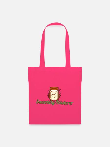 Sauerteig‑Flüsterer Shirt für Hobbybäcker - Stoffbeutel - Azalea