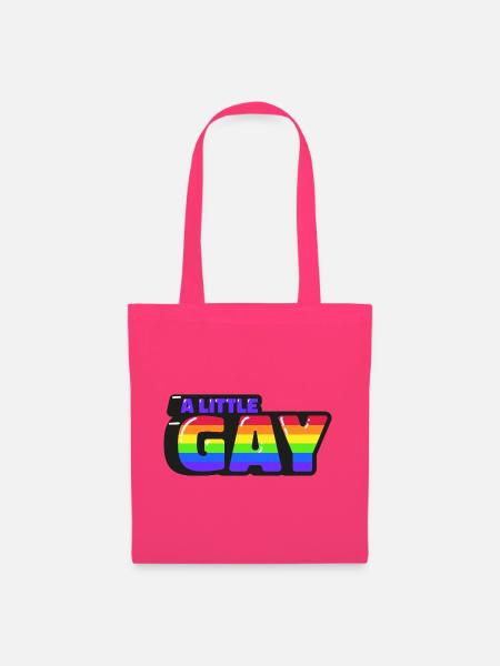 Little Gay Bunt - Stoffbeutel - Azalea