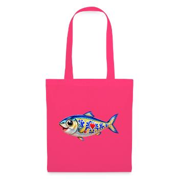 Portugiesische Sardine - Stoffbeutel - Azalea - Vorne