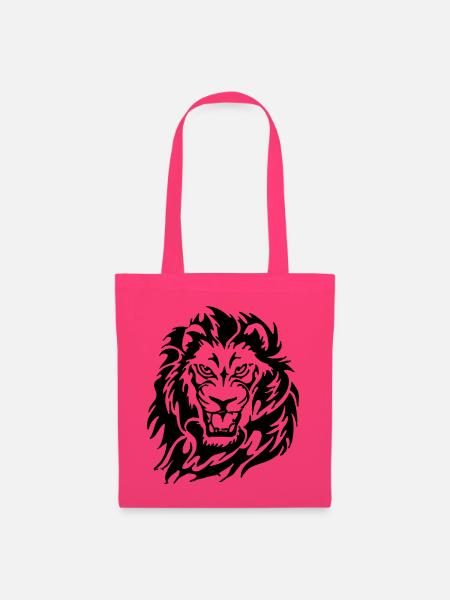 Angry Lion - Tote Bag - azalea