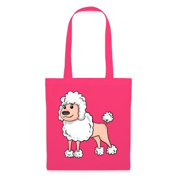 Poodle White Dog Breed - Tote Bag - azalea - Front
