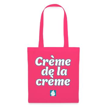 Crème de la Crème – Das Beste - Stoffbeutel - Azalea - Vorne