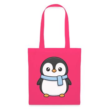 Pinguin - Stoffbeutel - Azalea - Vorne