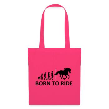 Born To Ride Horse - Stoffbeutel - Azalea - Vorne