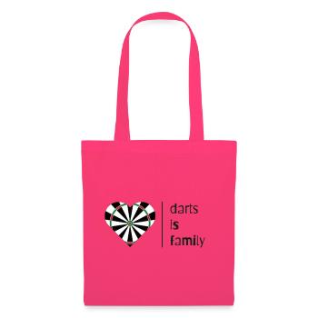 Darts is family (dark) - Stoffbeutel - Azalea - Vorne