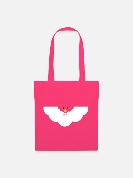 Cuddly Cloud Face - Tote Bag - azalea
