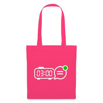 Digitaler Homeoffice Slack Spruch T-Shirt - Stoffbeutel - Azalea - Vorne