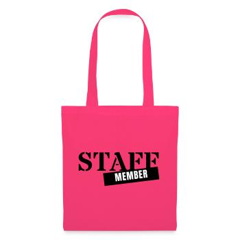 Staff Member - Team Personal Event Employee - Tote Bag - azalea - Front