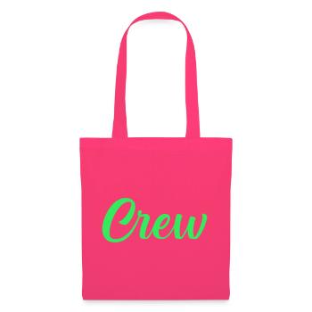 Crew Neon Script - Stoffbeutel - Azalea - Vorne