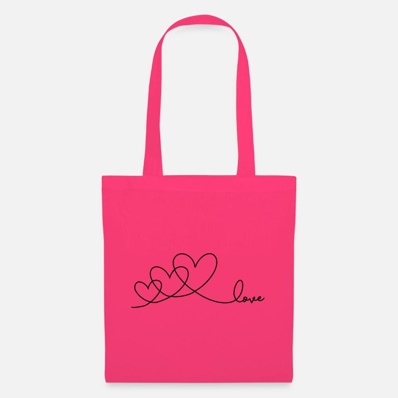 Love - Stoffbeutel - Azalea