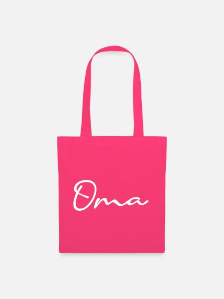 Oma, Süße Geschenk Idee, Überraschung, Großmutter - Stoffbeutel - Azalea