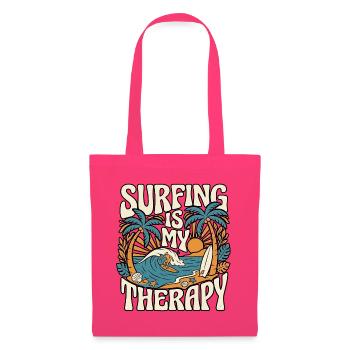 Surfing Therapy - Stoffbeutel - Azalea - Vorne