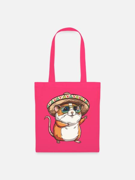 Hamster Lustig Sombrero - Stoffbeutel - Azalea
