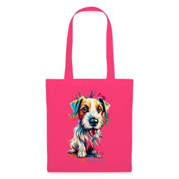Jack Russel Terrier Colorful - Jack Russell - Tote Bag - azalea - Front
