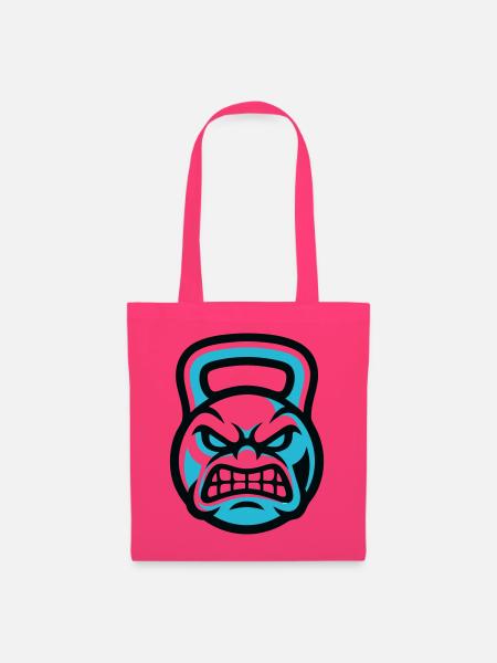Kettlebell Teufel Grafik - Stoffbeutel - Azalea