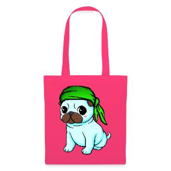Bandana Mops - Stoffbeutel - Azalea - Vorne