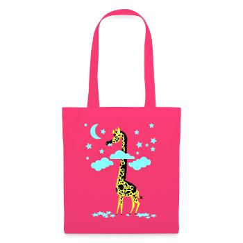 star-mangeur girafe - Sac en tissu - rose azalée - Devant