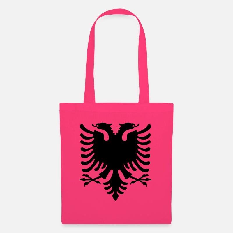Albania flag double eagle - Tote Bag - azalea