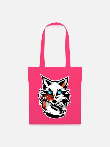 Blauäugiger Fuchs Icon - Stoffbeutel - Azalea