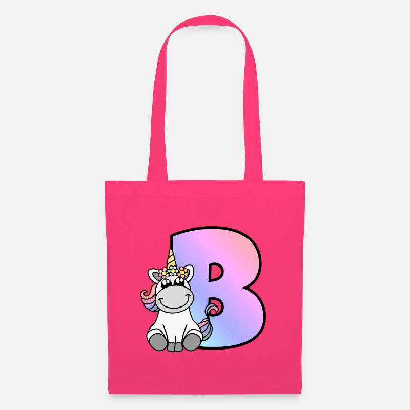 Einhorn Buchstabe B - Stoffbeutel - Azalea