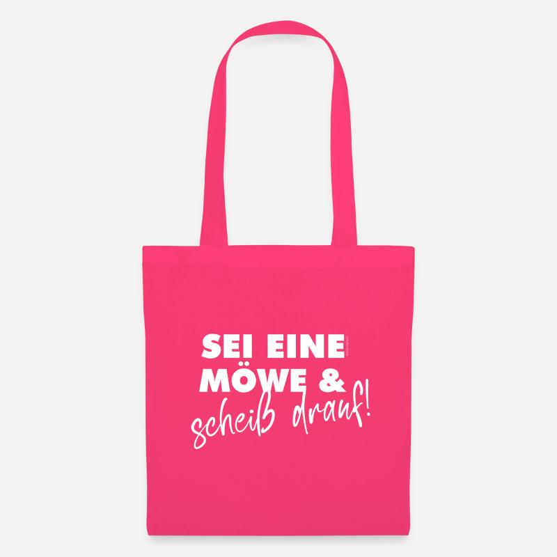 Sei eine Möwe –Scheiß drauf! - Stoffbeutel - Azalea