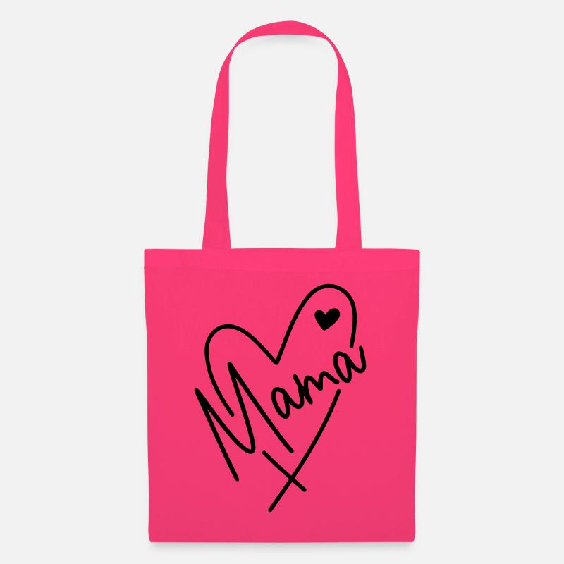 Mama Herz  - Stoffbeutel - Azalea